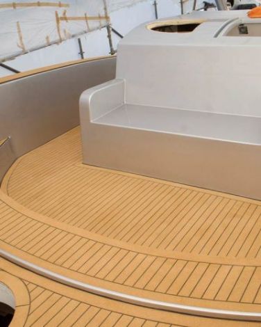 Marine Cork or Deck Cork. The ultimate floor covering for boats